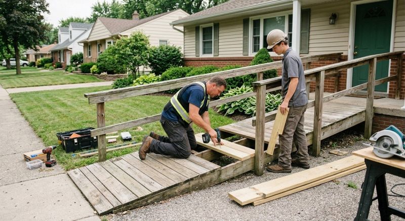 Handicap Ramp Repair